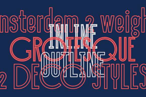 Sansterdam Family Font PNG with transparent background - Preview 4