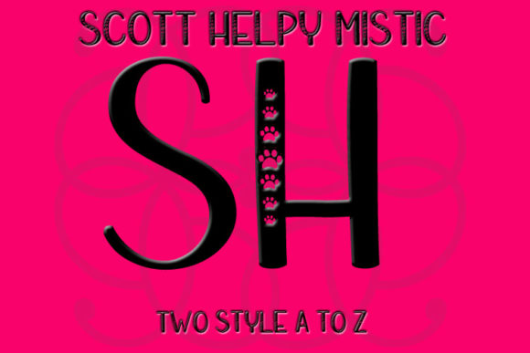 Scott Helpy Family Font font preview - 6