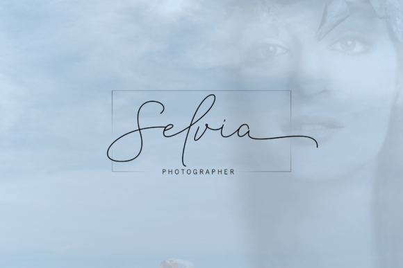 Selvia Duo Font PNG with transparent background - Preview 1