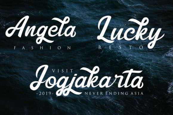 Shining Times Font PNG with transparent background - Preview 2