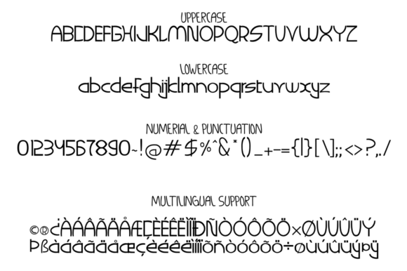 Sigaharu Font font preview - 1