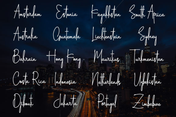 Silverstain Font PNG with transparent background - Preview 4