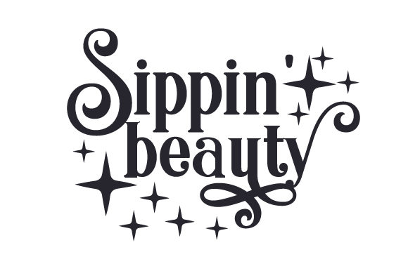 Sippin' Beauty Craft Design By Creative Fabrica Crafts
