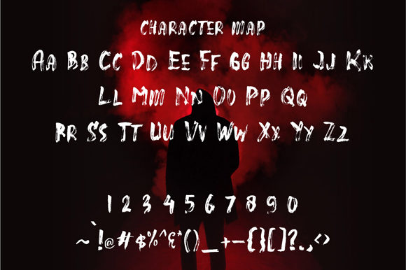 Slasz Brush Font PNG with transparent background - Preview 1