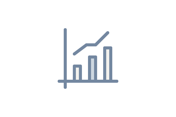 Statistics Filled Outline Icon Graphic by Muhazdinata · Creative Fabrica