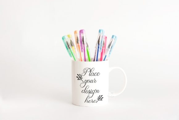 White Coffee Mug School Mock Up Graphic Mugs & Cups By Leo Flo Mockups