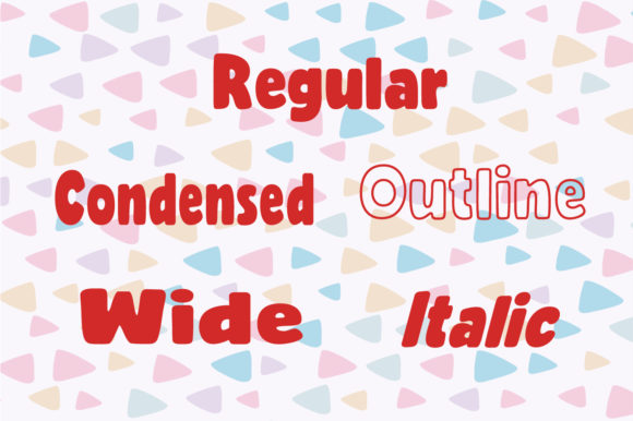 Rocco Family Font PNG with transparent background - Preview 1