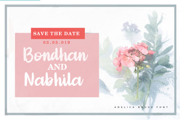 Adelica Brush Font - Preview 1