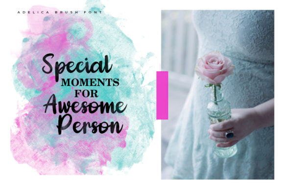 Adelica Brush Font - Preview 2