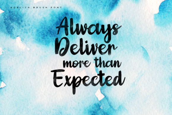 Adelica Brush Font - Preview 3
