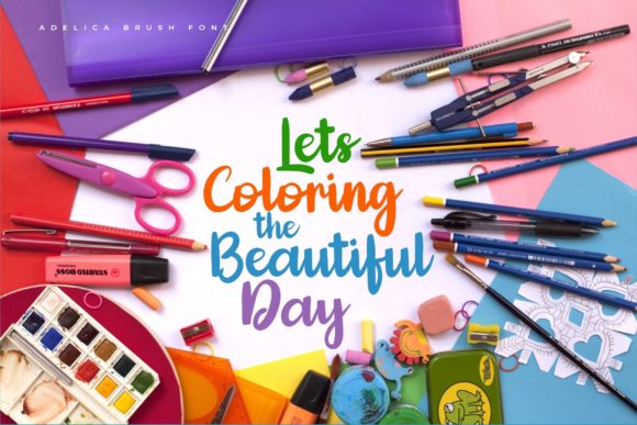 Adelica Brush Font - Preview 4