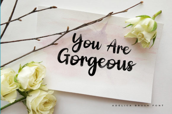Adelica Brush Font - Preview 5