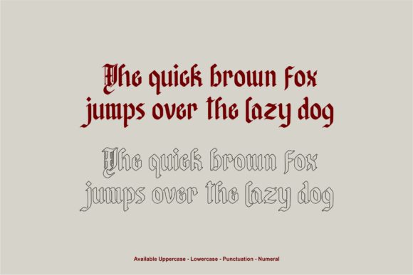 Afterkilly Font - Preview 3