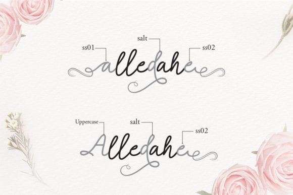 Alledahe Font - Preview 1