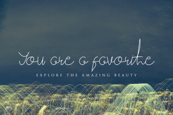 Amoera Signature Font - Preview 1