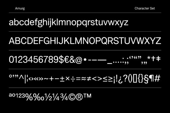 Amurg Font - Preview 1