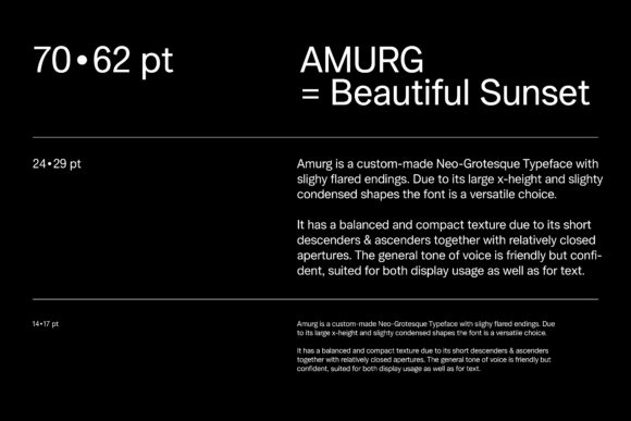 Amurg Font - Preview 3