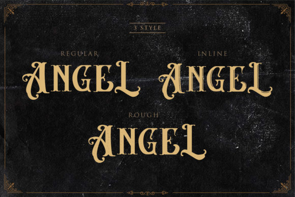 Angel Blish Family Font - Preview 1