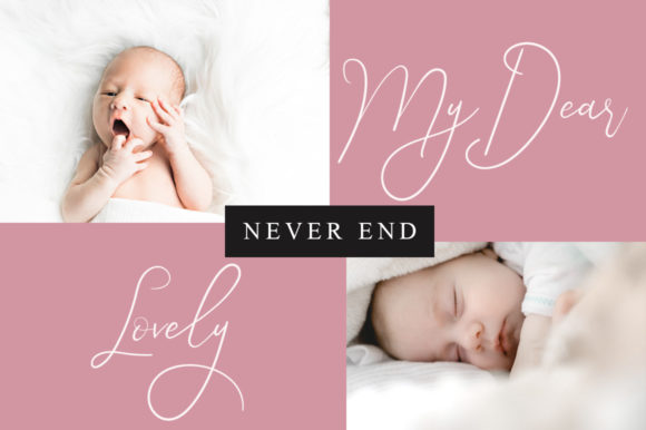 Angela Aiglory Font PNG with transparent background - Preview 1