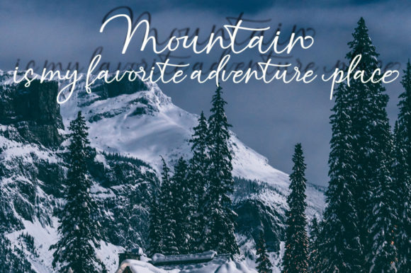 Atlantic Script Font - Preview 1