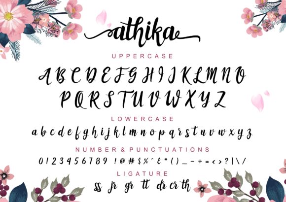 Athika Font - Preview 1