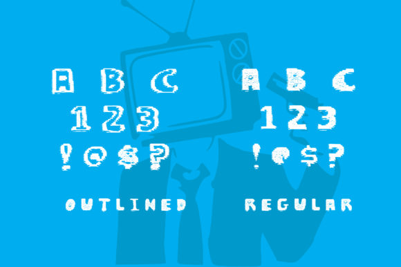 Bad TV Font - Preview 1