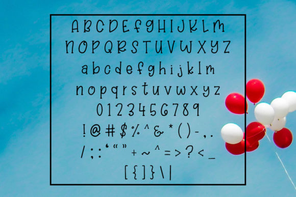 Balloon Bash Font - Preview 1