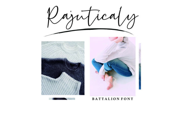 Battalion Font PNG with transparent background - Preview 2