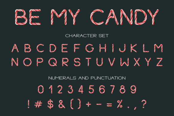 Be My Candy Font - Preview 3