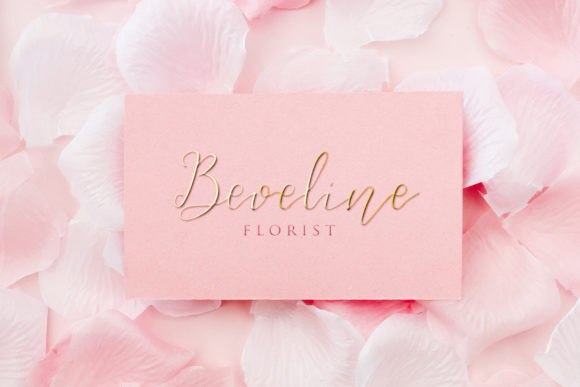 Beauty Flowers Font - Preview 4