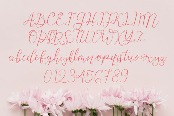 Beauty Flowers Font - Preview 5