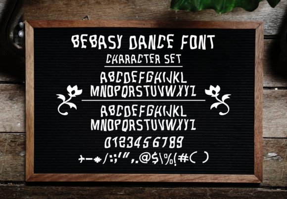 Bebasy Dance Font - Preview 1
