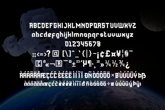Big Space Font - Preview 4