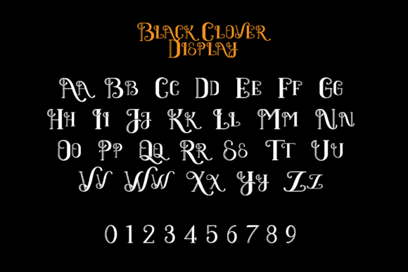 Black Clover Duo Font - Preview 2