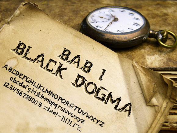 Black Dogma Font - Preview 1