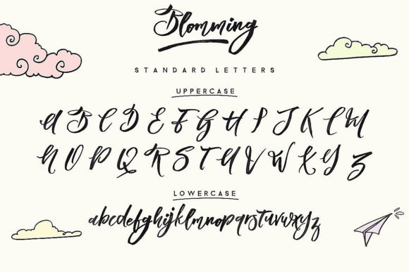 Blomming Font - Preview 1