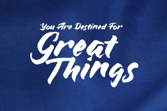 Blue Silky Font - Preview 3