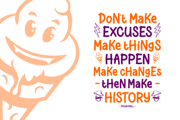 Break Foodish Font - Preview 2