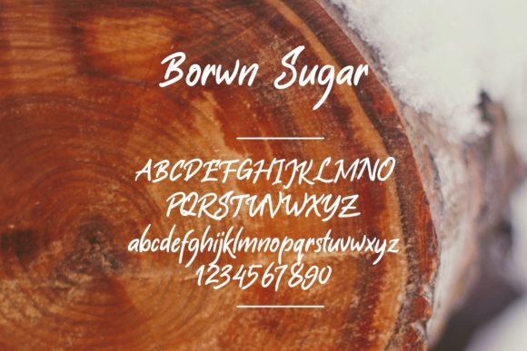 Brown Sugar Font - Preview 3