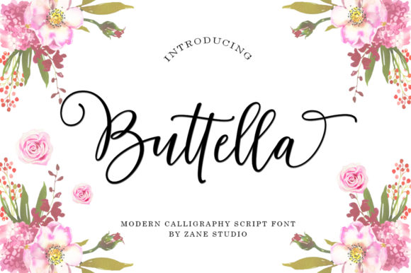Buttella Script Font - Preview 6