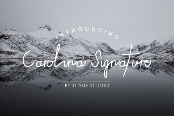 Carolina Signature Font - Preview 1