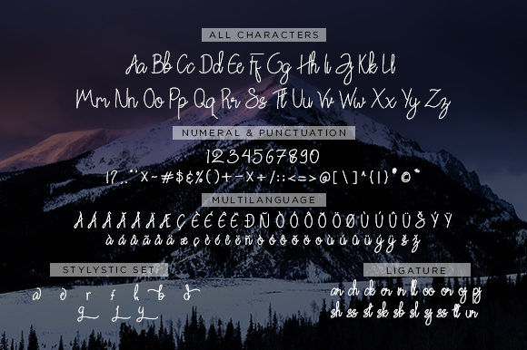 Chattagirie Script Font - Preview 6