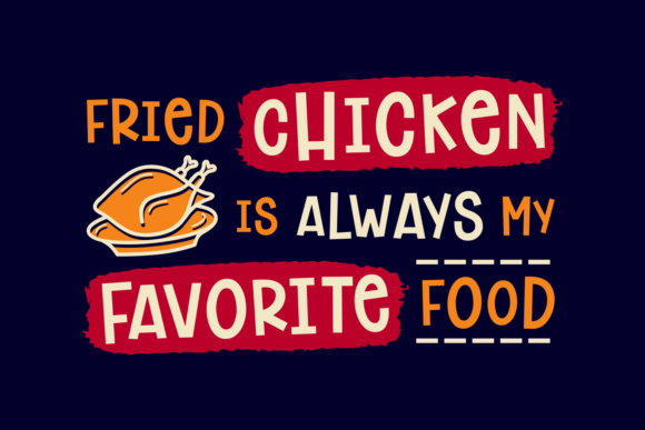 Chicken Dinner Font - Preview 1