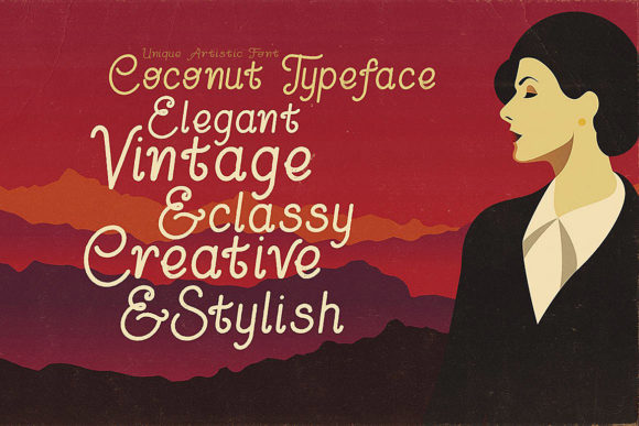 Coconut Family Font font preview - 2