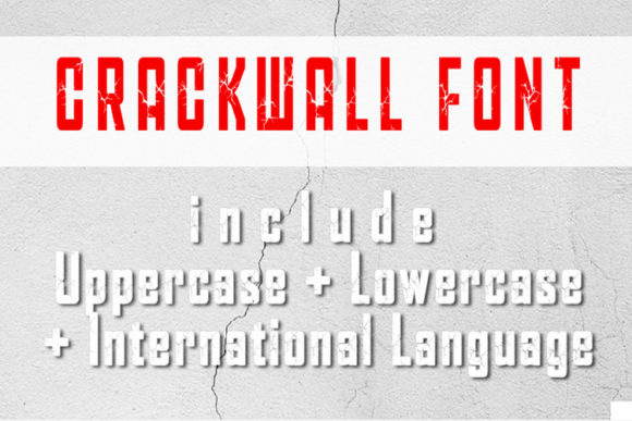 Crackwall Font - Preview 2