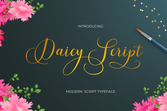 Daicy Script Font - Preview 1