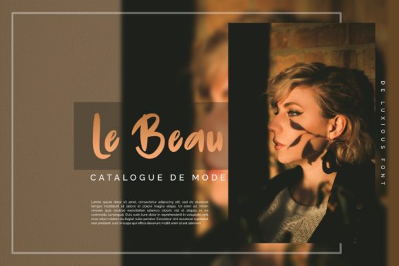 De Luxious Font PNG with transparent background - Preview 1