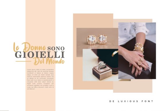 De Luxious Font PNG with transparent background - Preview 2
