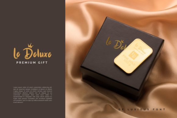 De Luxious Font PNG with transparent background - Preview 3