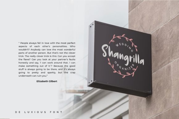 De Luxious Font PNG with transparent background - Preview 6